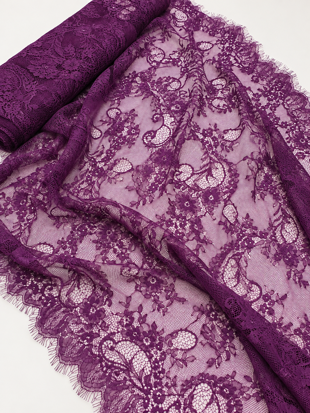 Static catalog photo of lace garment
